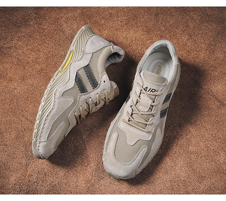 2025 Men's Autumn Mesh Fashion Sneakers - Breathable Casual Sports Shoes In Sizes 45-47