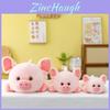 Plush Pig Sitting Toy With Soft Pp Cotton For Kids And Teens Playroom Decor