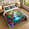 Autumn Harvest Theme Personalized 3Pcs Bedding Set Custom Text & Name 1 Sheet 2 Pillowcases Household Bedding 1pc
