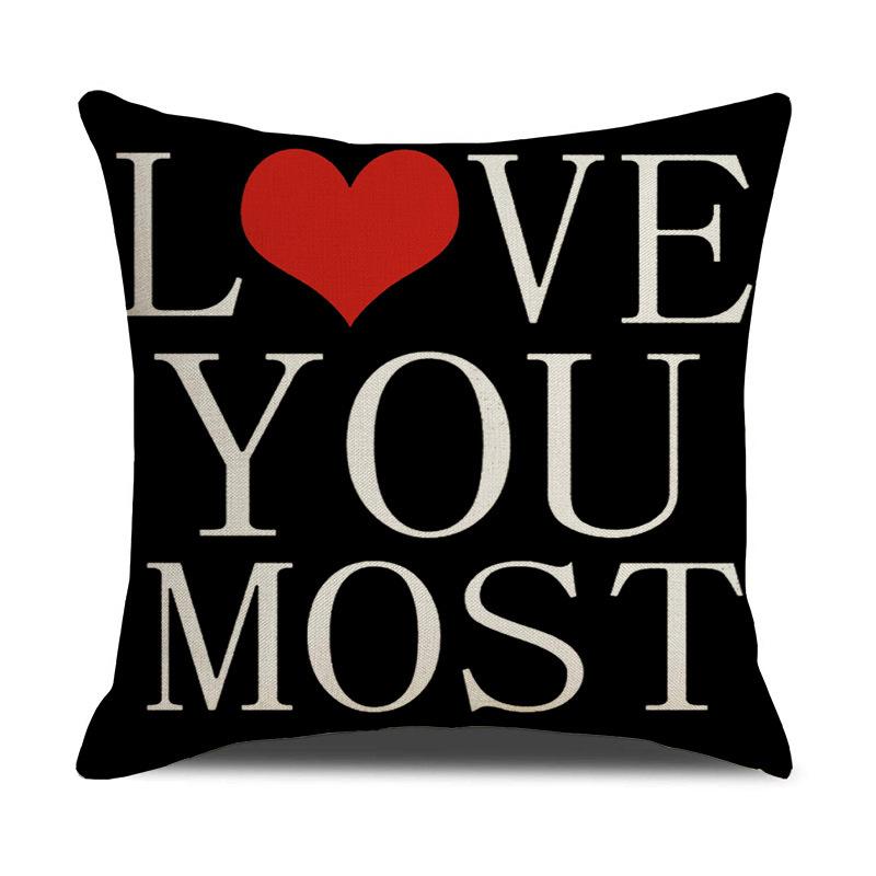 Simple Letter Series Throw Pillow Covers With Digital Printing Of Short Plush Fabric Car-Shaped Sofa Cushion Office Home Decor