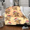 1pc Gingerbread Man Blanket Warm, Cozy, And Soft, Suitable for Sofas, Beds, Cars, And Office Use.Perfect for Camping And Travel, Making It a Great Gif