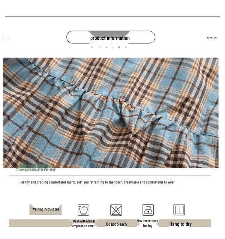 2024 Plus Size Women's Plaid Shirt: Spring Summer Korean-Style Temperament, Loose Cotton Linen Thin Jacket, Hong Kong Style