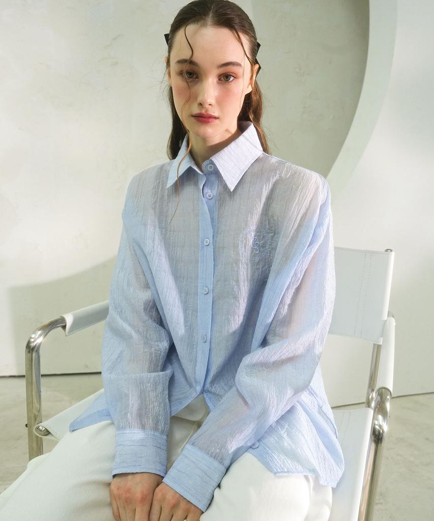 VIVACIOUS Summer Side Shirring Shirt – 4Col