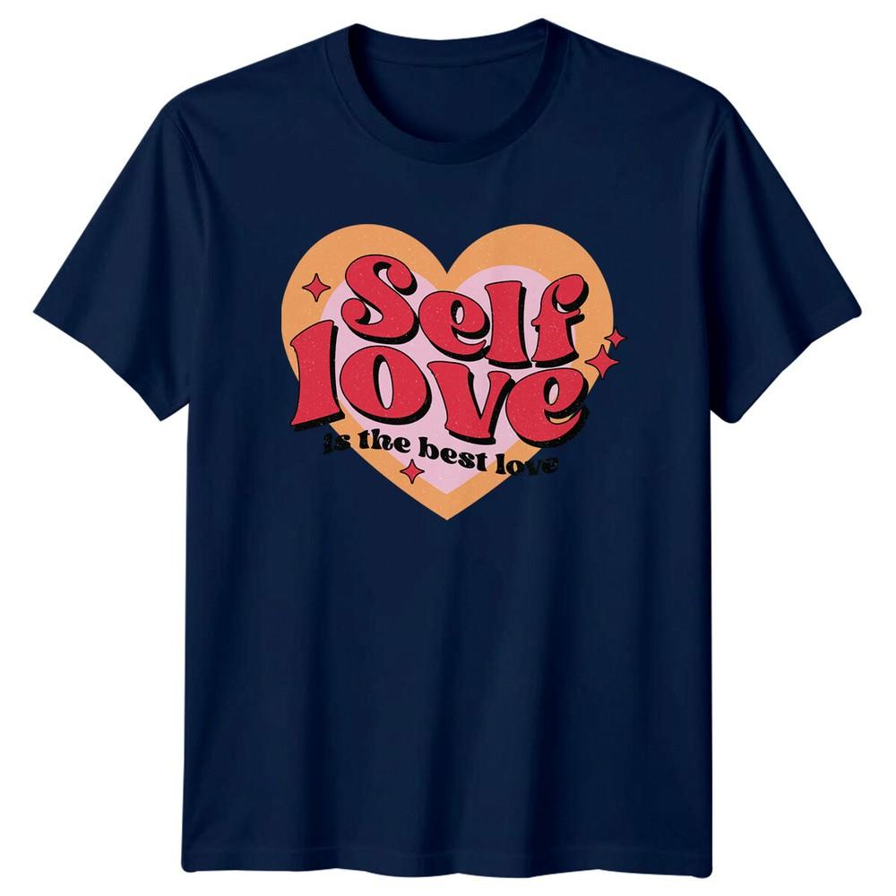 Self Love Is The Best Love Feminism Retro Graphic TShirt