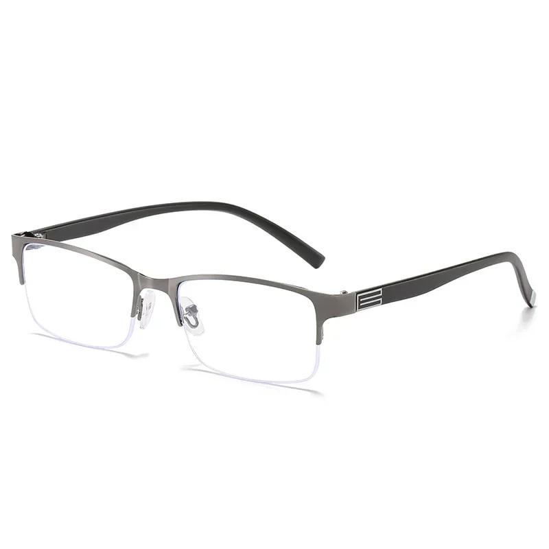 Men's Business Style Bifocal Reading Glasses Unisex Progressive Vision Adjustment Eyeglasses Classic Near Far Sight Presbyopia