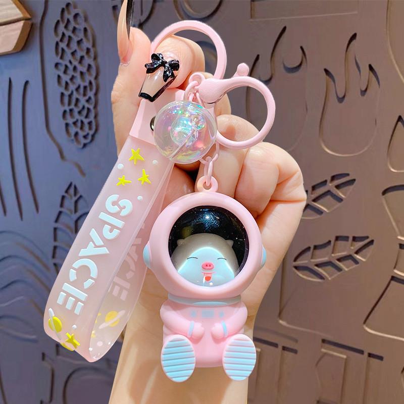 Exquisite Resin Cartoon Starry Sky Sunset Keychain For Couples Perfect Gift