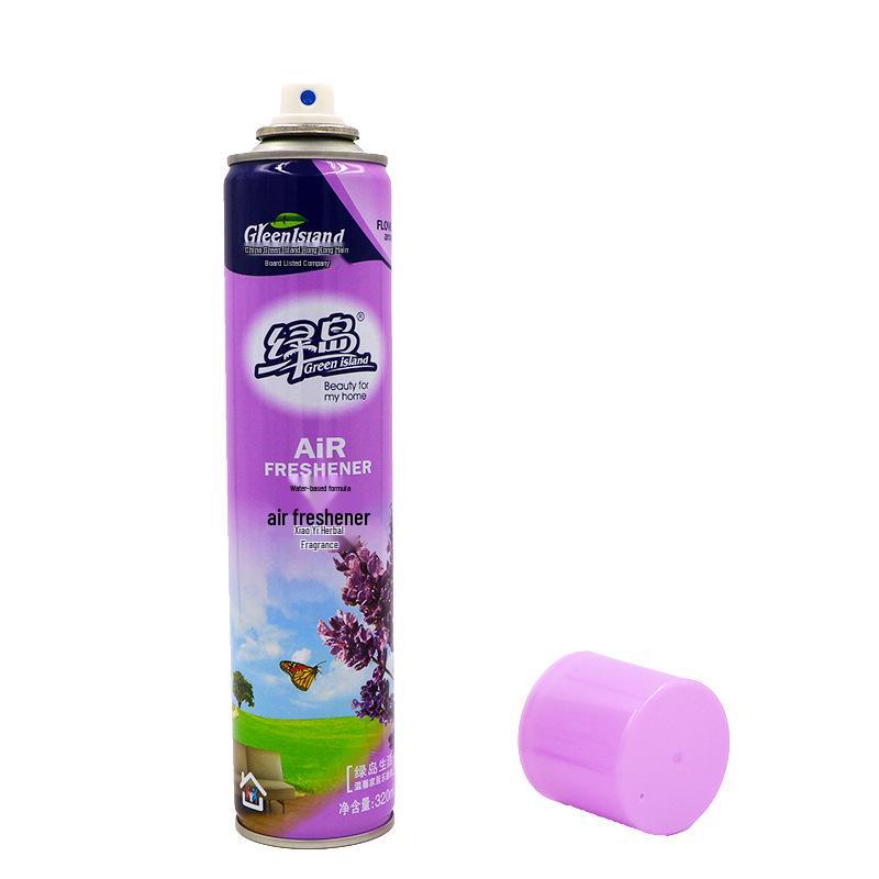 Green Island Air Freshener, 320ml - Long-Lasting Fragrant Deodorizer for Bedroom, Toilet, and Indoor Odor Removal.