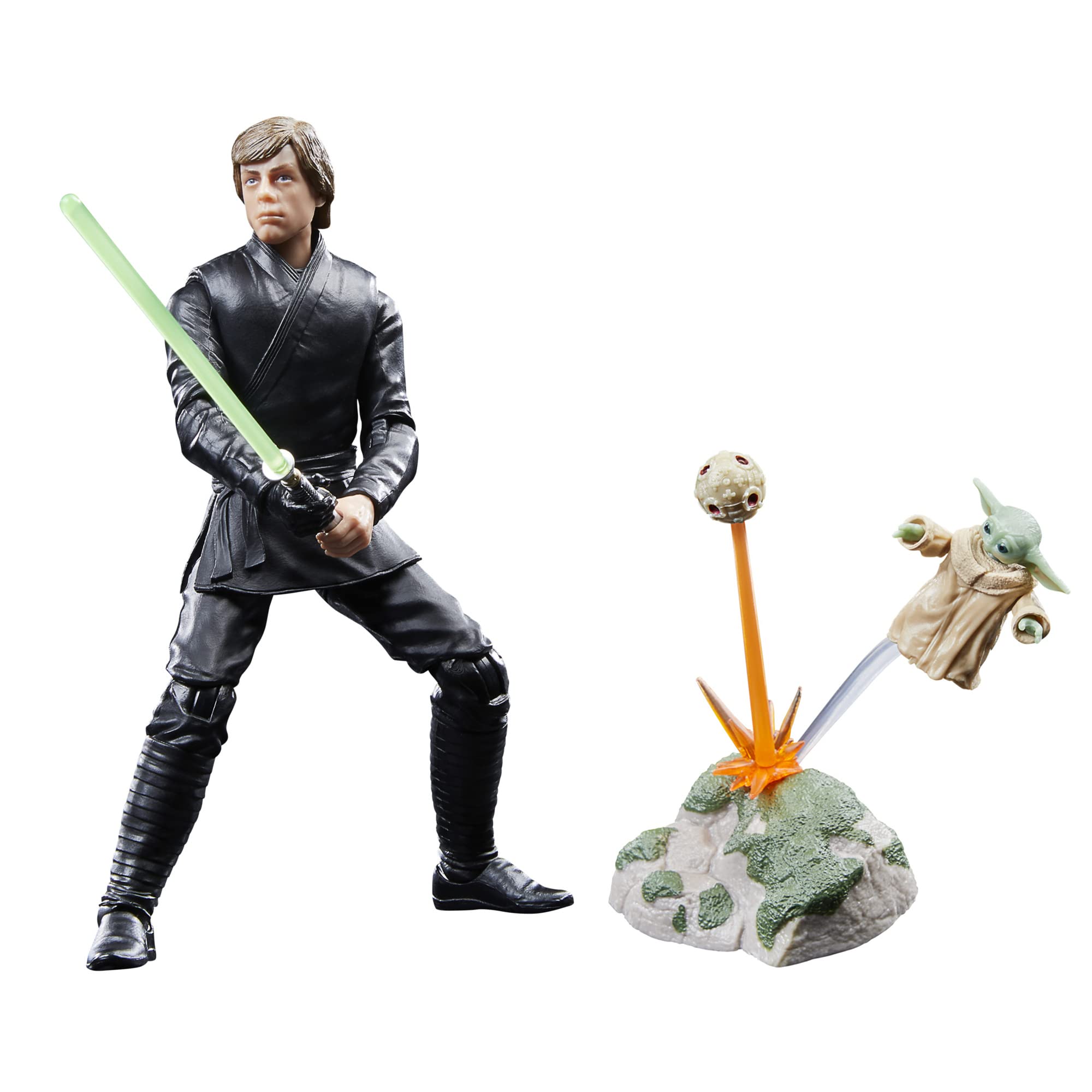 

Hasbro Star Wars Black Series Luke Skywalker & Grogu, Boba Fett 6-inch (15 cm) Action Figures, Set of 2, Ages 4 and Up, F8345, Authentic