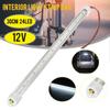 1/2/4pcs 12V LED Car Interior Light Bar Bright White Light Tube with Switch for RV Camper Boat Van Lorry Truck Caravan