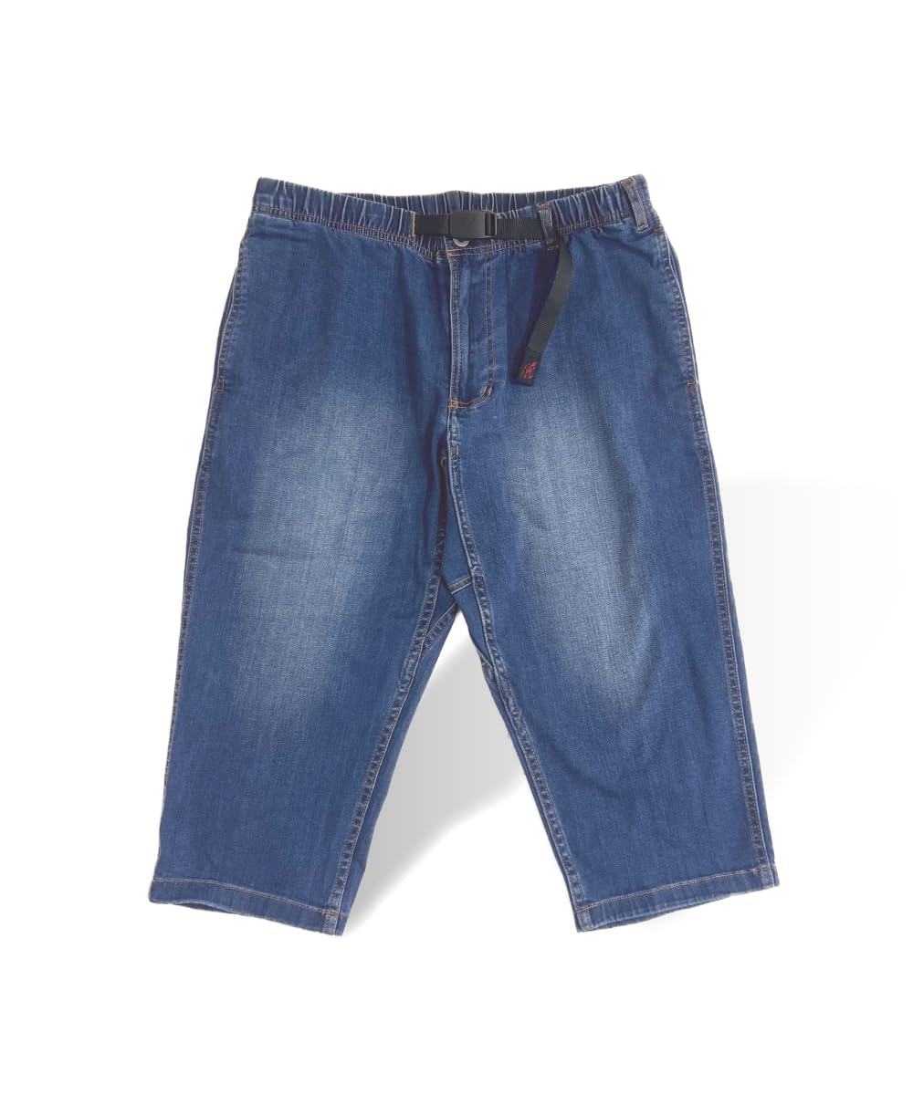

Gramicci Japan-exclusive Stretch Denim Mid-Cut Cropped Pants GMP4-SJP07 (S, Dark Used)