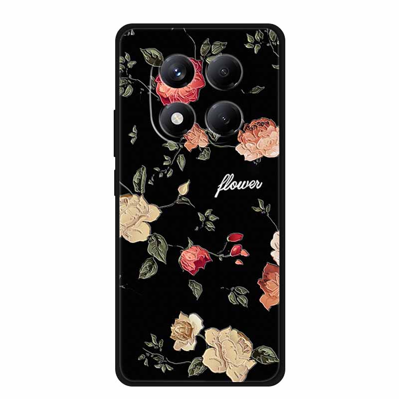 3D Flowers Emboss Fundas For Redmi Note 15 5G (China) Case Soft Silicone Phone Cases For Note 15 5G For China Covers Shell Coque
