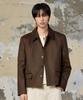 Hyoji Fw Mccara Crop Jacket_Suede (Khaki Brown)