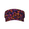 Horror Color Skull Sports Sun Visor Hats Women Men Adjustable Lightweight Cooling Empty Top Visor Hat for Golf Tennis Running