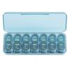 Portable 7 Days Am & Pm Pill Organizer 2 Times a Day Medicine Organizer Weekly Pill Case Moisture-proof Medicine Box for Travel