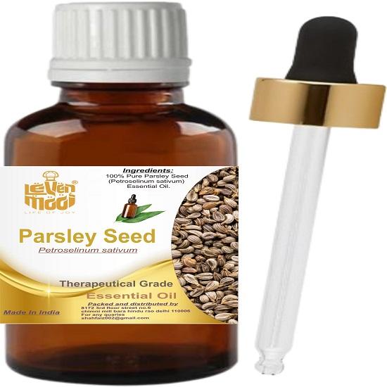 Levenmooi Parsley Seed (Petroselinum crispum) Pure & Natural Therapeutic Grade Essential Oil Glass