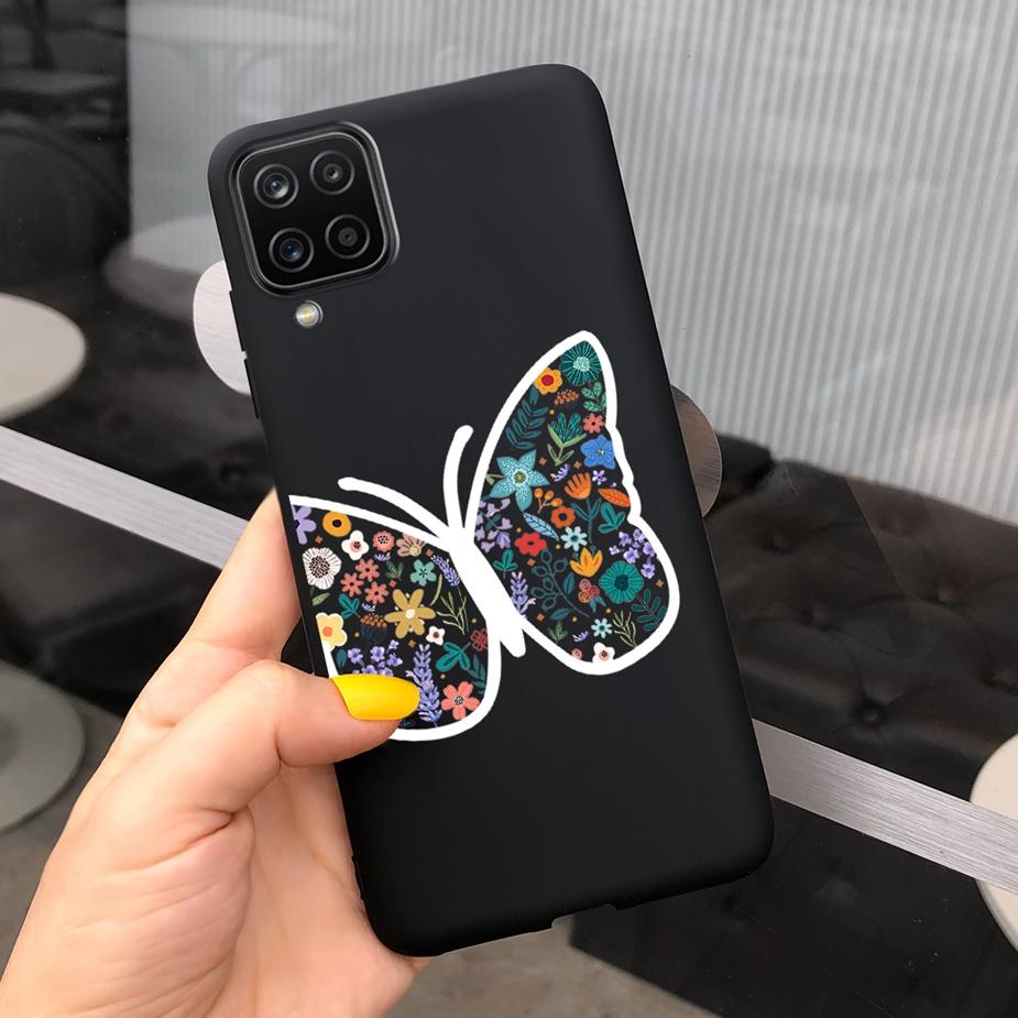 Für Samsung Galaxy A12 Hülle M12 F12 Cue Süßigkeiten Bemalte Abdeckung Weiche Silikon Handyhülle Für Samsung A12 M 12 GalaxyA12 Coque Bumper