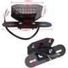 Anki HappiGo 12V 16 LEDs Luz de Freio Traseira Running Light Universal para Motocicleta Seta Lanterna de Placa (Cobertura Clara)