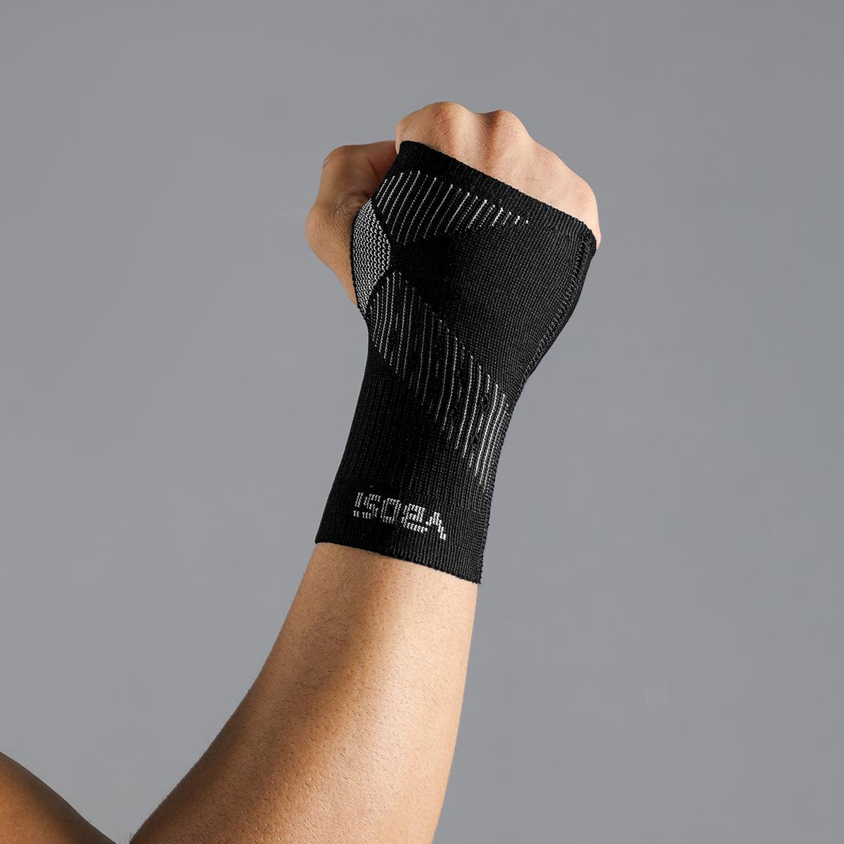 

Durable And Safe Vbosi 1 Piece Wrist Support Elastic Breathable Compression With Palm Sleeve For Cycling Badminton Daily Use M