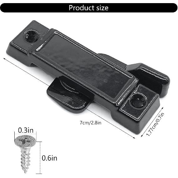 Pack Of 4 Window Sash Lock Mounting Hole Centers Elegant Finish For Vertical And Horizontal Sliding Window Daily Use