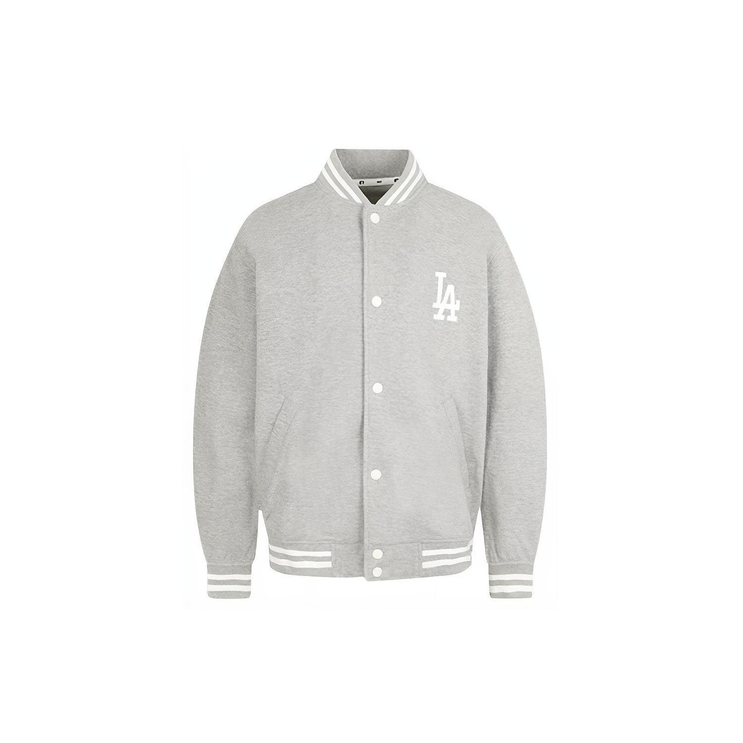 MLB Los Angeles Dodgers Baseball Jacket Unisex Heather Gray 31JP04011-07M S