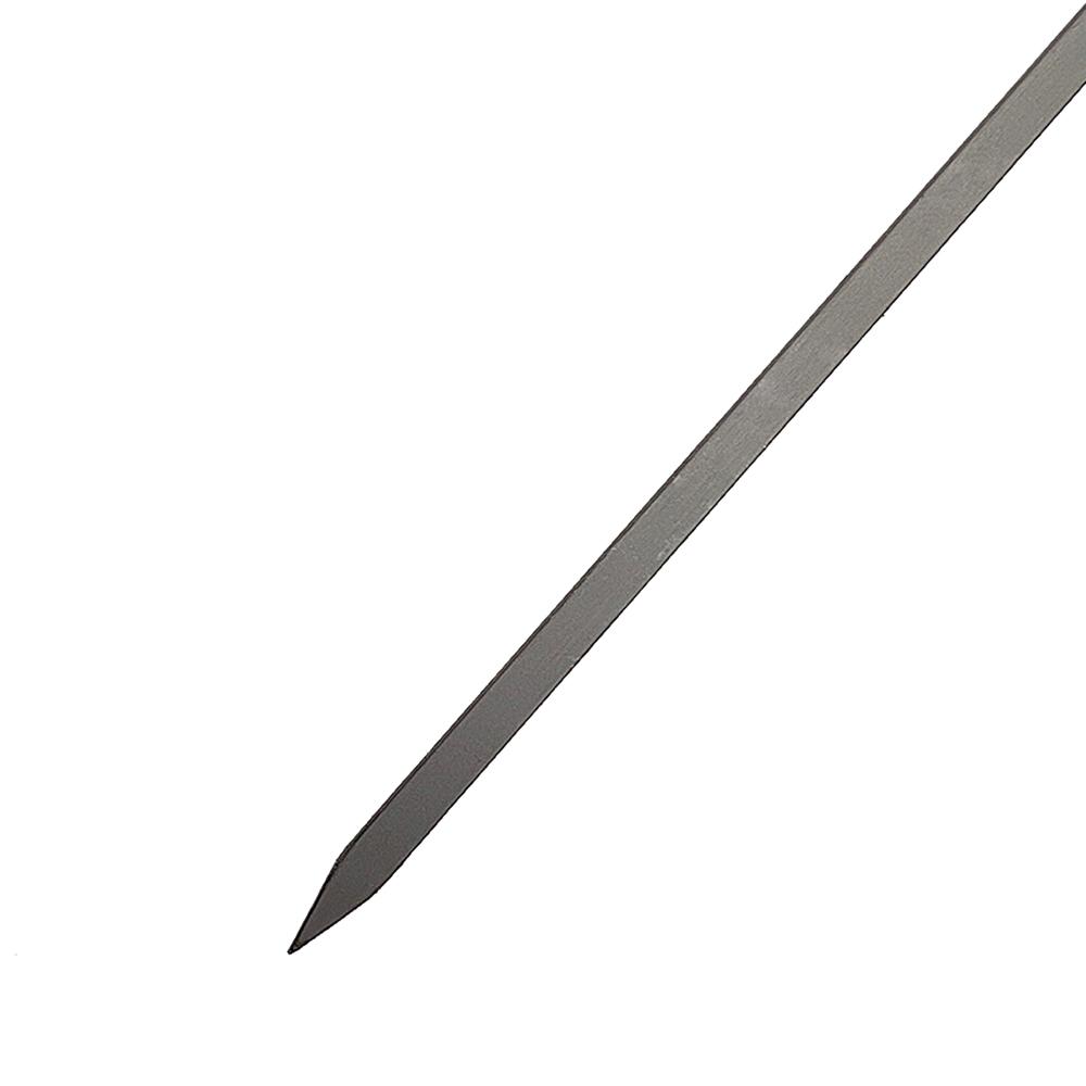 10pcs Flat Ti Barbecue Skewers Outdoor Backyard Picnic BBQ Grilling Kabob Skewers BBQ Sticks