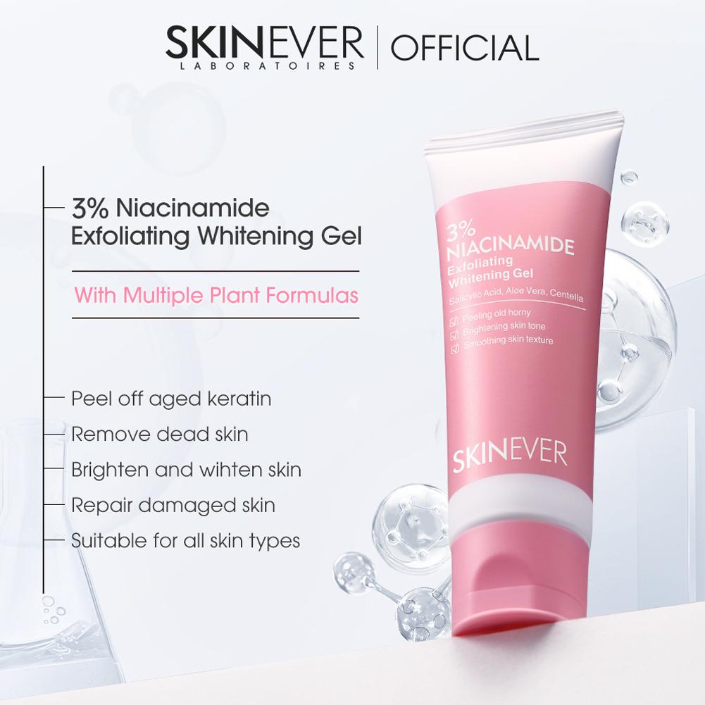 Niacinamide Exfoliating Gel Whitening Facial Body Scrub Blackhead Skincare Exfoliators Whitenin M6G3