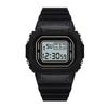 Waterproof LED Matcha Green Sports Watch: Compact, Youthful & Multi-functional