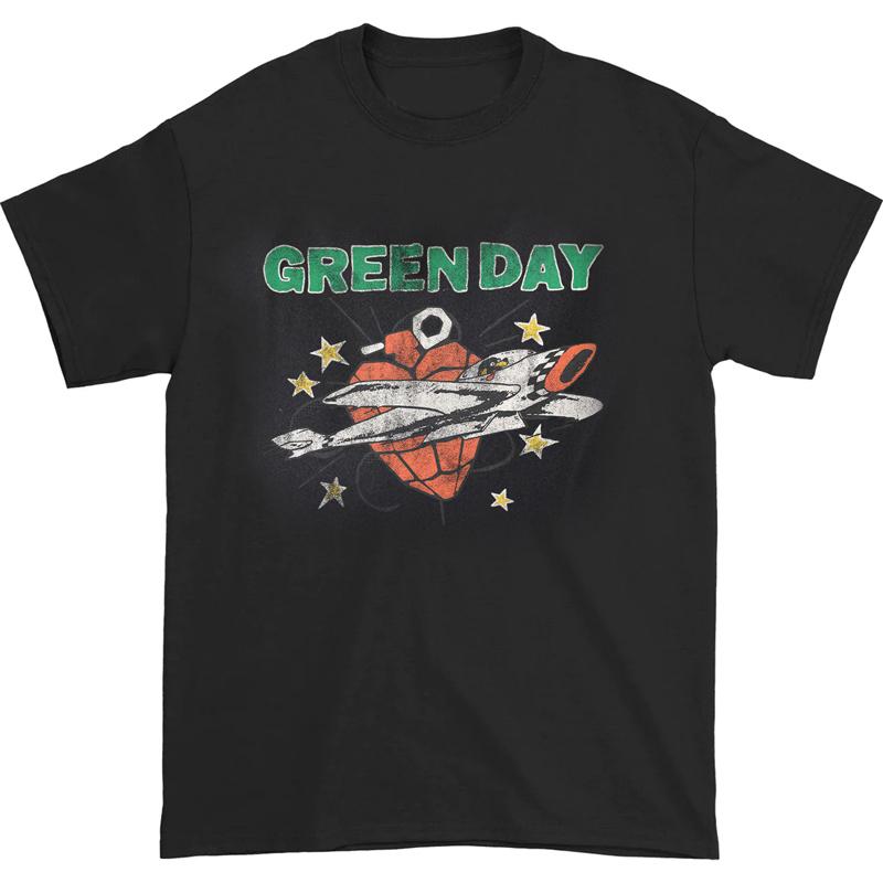 Green Day  Tshirt Classic Rock Music Band Tshirt Oversized Short sleeved Punk Street Style Men and Women Tops