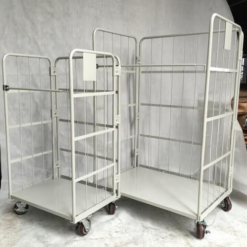 Foldable Steel Logistics Storage Cage Cart