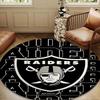 Football Club Emblem Round Rug for Livingroom,Bedroom, Palyroom, Chair Rug, Area Rug, Circle Carpet, Large Size Fan Christmas Gift