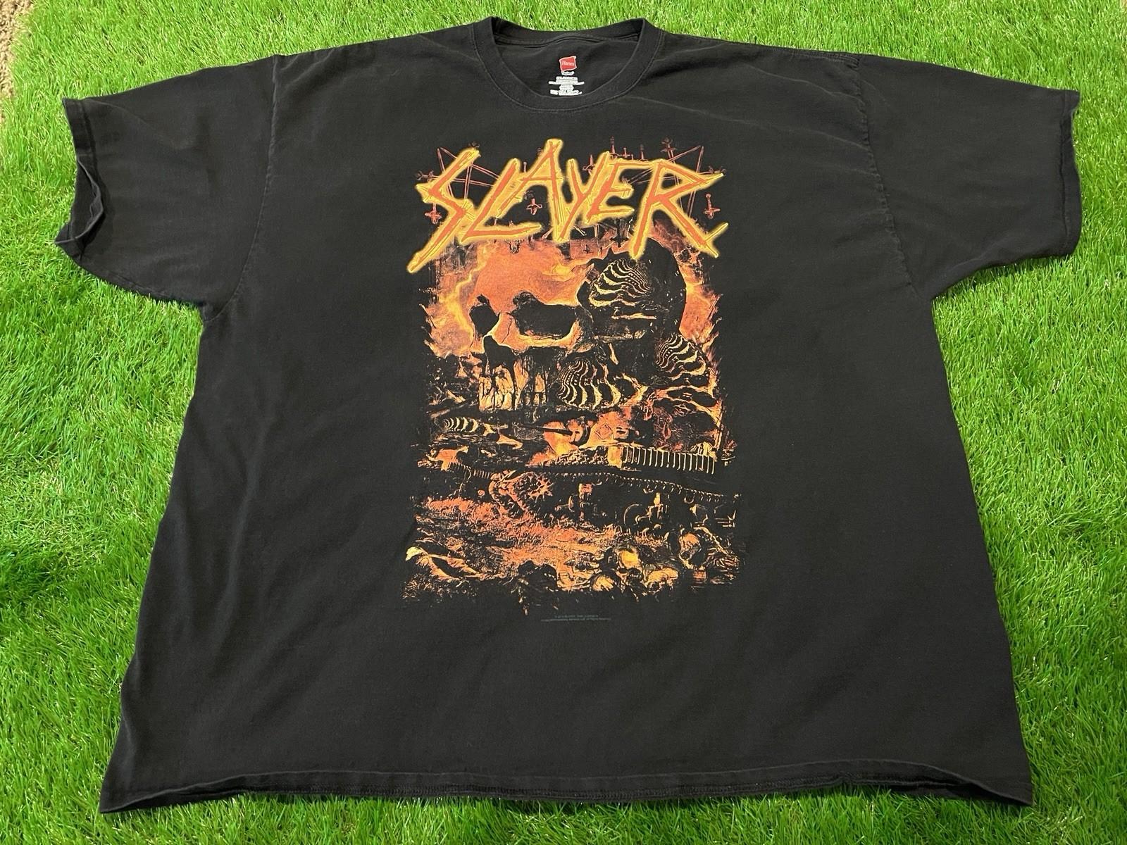 Slayer - Final Campaign Tour 2018 2019 - Double Sided Tour Shirt - Size 3XL Unisex T-Shirt XL