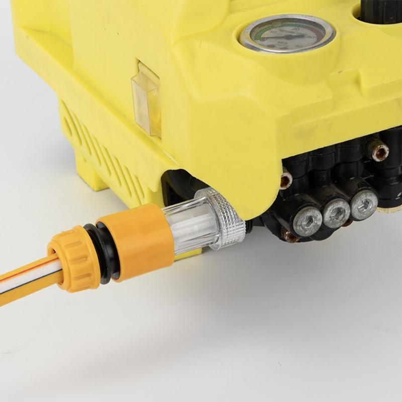 High Pressure Washer Inlet Connector Kit Including Filter Replacement Part for Hassle Release Setups and Longevity