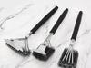 For Cast Iron Grates Outdoor Cooking Cleaning Tool With Grip Stainless Steel Spiral BBQ Grill Brush Rustproof Scrubber