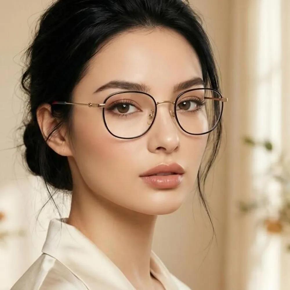 

[Gucci] Eyeglass Frames GG1198OA 001 Men s & Women s Ultra-light Metal Frames