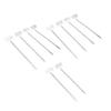 10pcs Plant Labels 304 Stainless Steel Water Proof Reusable Plant Nursery Tags with Pen for Vegetables Flower