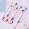 1/2Pcs Rhinestone Applicator Tool with Refill Wax Pads Rhinestone Picker Refillable Wax Pen DIY Nail Art Rhinestone Painting Dotting Wax Pen Rotatable
