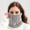 Soft Knitted Sport Scarf Thick Cold-proof Collar Versatile Mask  for Skating Running