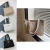Chic Simple Women's Spacious Tote Bag Trendy Fall Season Shoulder Handbag