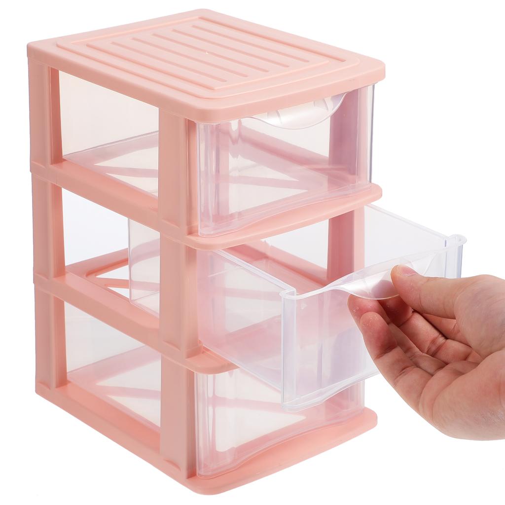 Drawer Cabinet Multilayer Desktop Storage Box Transparent Organizer Holder Makeup Case For Skincare Products Stationery