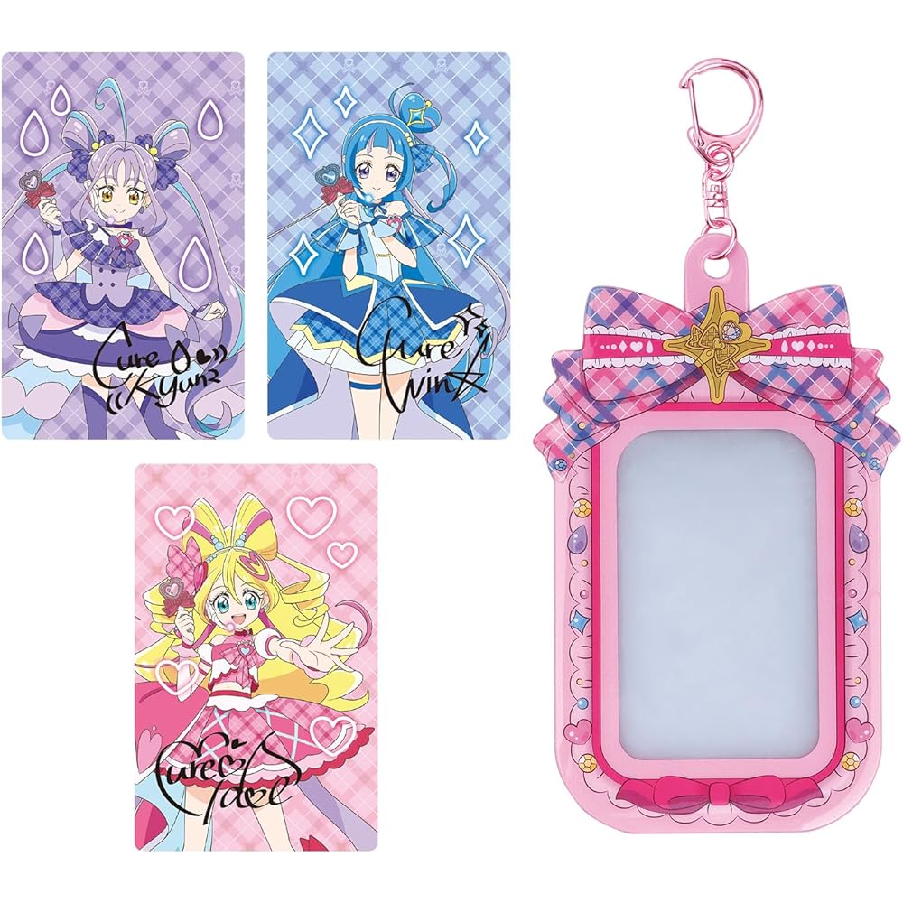 

Bandai Precure Card Set with Case for Kids, Colorful Design, Fun for Play and Collecting