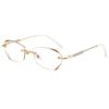 1PCS Diamond Edgeless Frameless Reading Glasses Anti Blue Light Starlight Flash 188