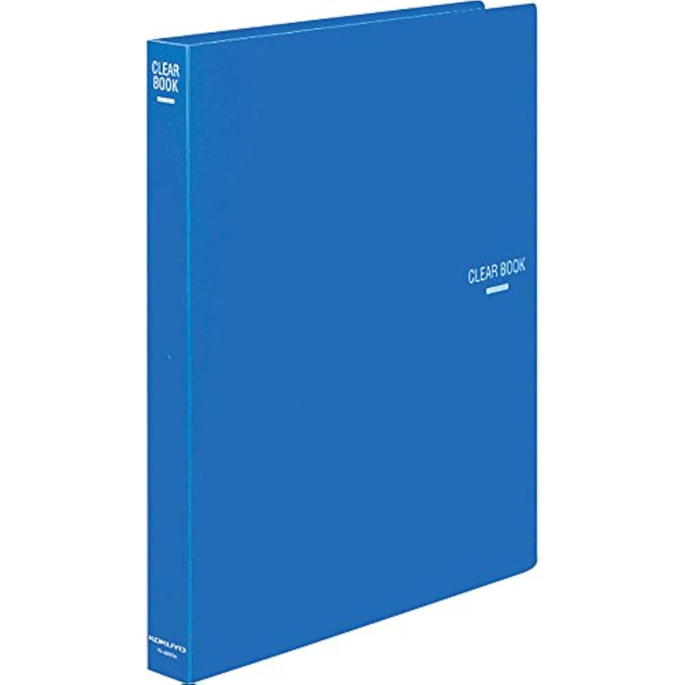 Kokuyo File Clear Book Refill A4 30 Holes Blue Ra-460B