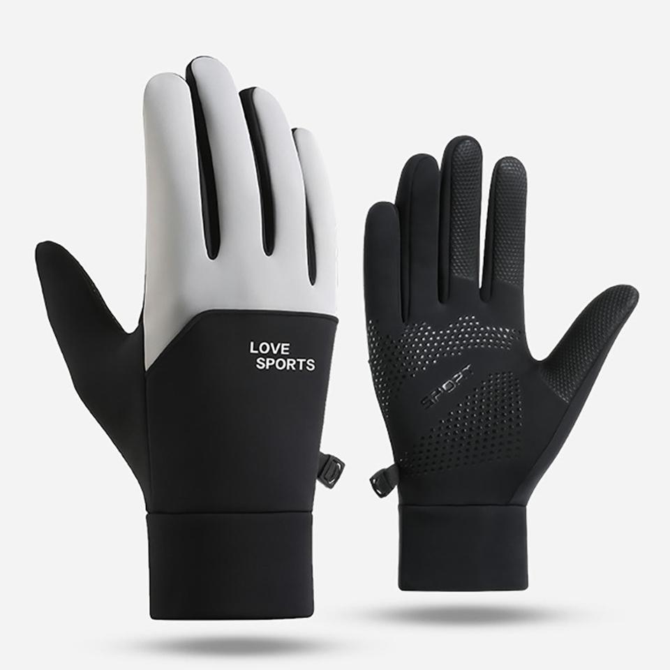 

Loogdeel Outdoor Skiing Cycling Thickened Full Finger Gloves Touch Screen Sports Equipment Ew Winter Waterproof Warm Gloves