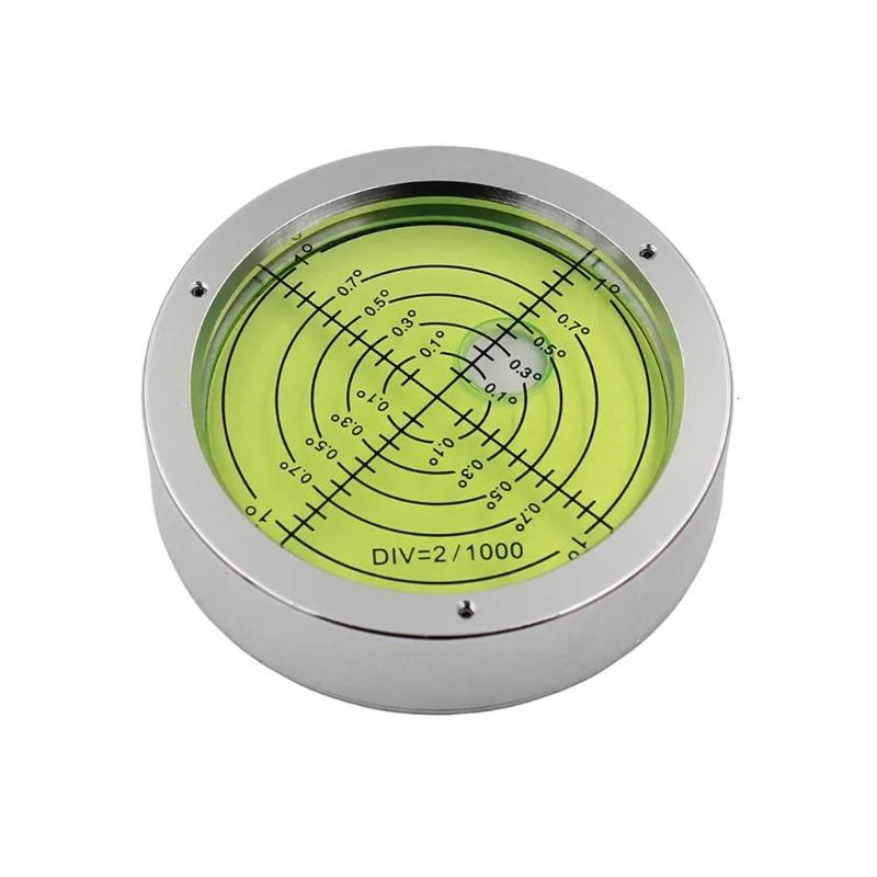 Instrument de Măsurare a Nivelării Platformei de Înaltă Sensibilitate Nivel cu Bulă de Spirit Metalic Rotund Mărgele de Înaltă Precizie Luminoase Disponibil 1 BUC