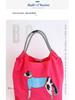 Women's Oxford Cloth Embroidered Handbag: Large Capacity, Nylon, Portable, Crossbody, and Shoulder Bag.