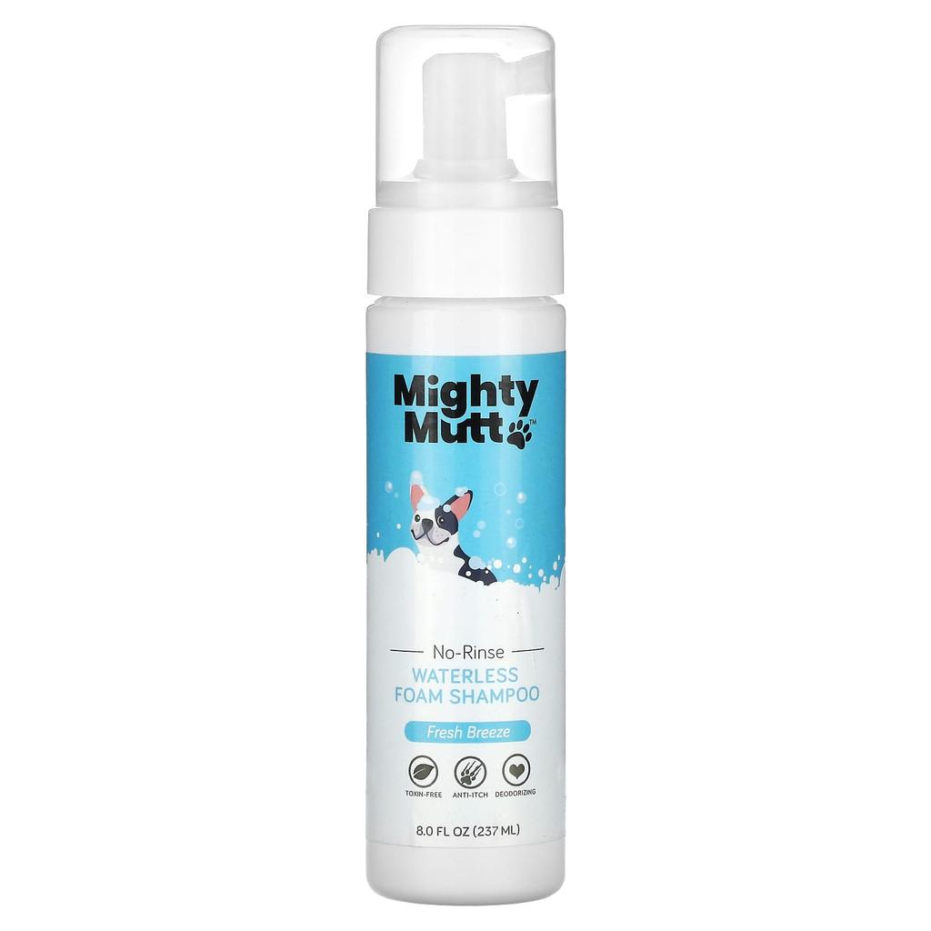 Waterless Foam Shampoo for Dogs, Fresh Breeze, 237Ml(8Fl Oz)