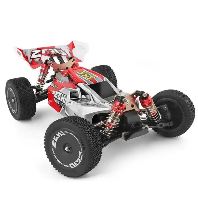 WLtoys144001 1:14 4WD Remote Control 75KM/H High-Speed RC Racing Car WLtoys 144010 Gift for Adult Boys - Drifting Racing Car Toy