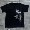 Classic Y2k Gothic Style High Street TShirt Print Oversized T Shirt Harajuku Round Neck Cotton Tops 2026 Summer Unisex Unisex Tops