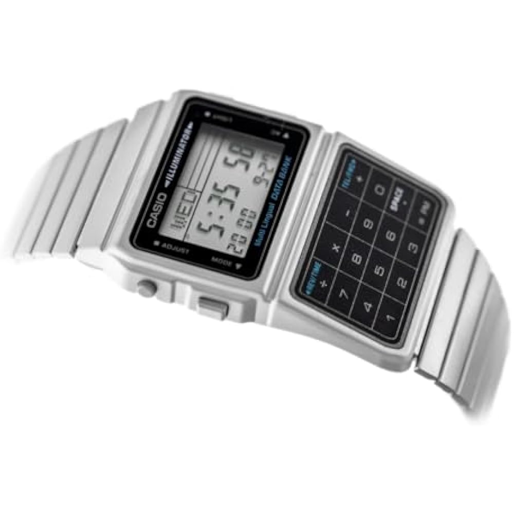CASIO CASIO DATA BANK DATA BANK Unisex watch DBC-611-1DF Silver Overseas model [Watch] Reimported