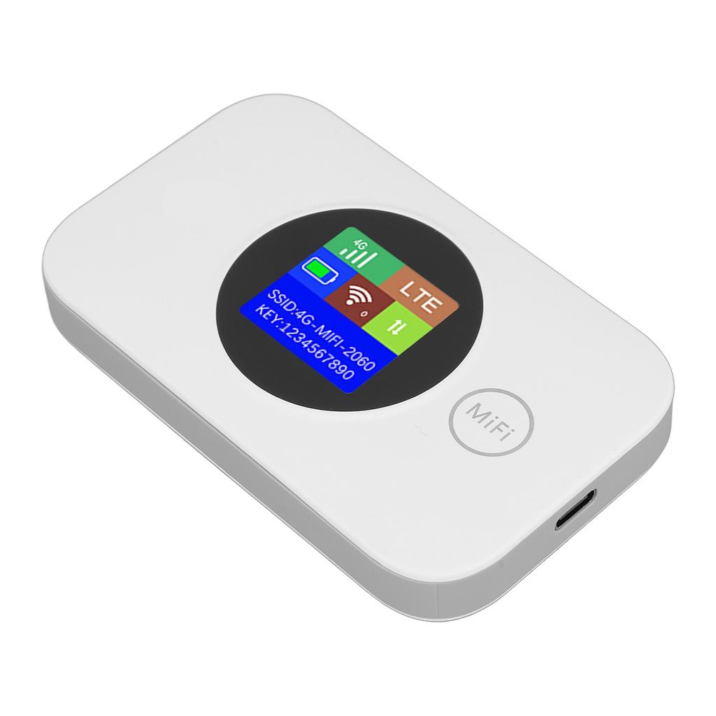 4G Mobile Hotspot Router with Micro SIM Card Slot Supports 8‑10 Users 3000mAh Battery for Home Office Travel Support 5G